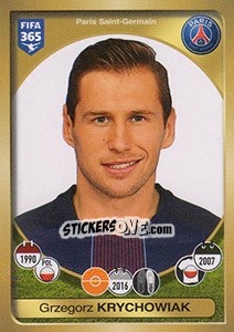 Sticker Grzegorz Krychowiak - FIFA 365: 2016-2017. East Europe - Panini