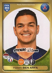 Cromo Hatem Ben Arfa - FIFA 365: 2016-2017. East Europe - Panini