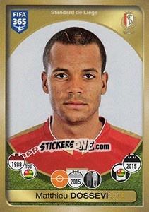 Sticker Matthieu Dossevi - FIFA 365: 2016-2017. East Europe n. 155 - Panini
