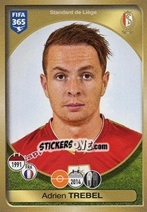 Sticker Adrien Trebel - FIFA 365: 2016-2017. East Europe - Panini