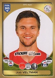 Figurina Joël Veltman - FIFA 365: 2016-2017. East Europe - Panini