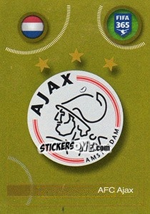 Sticker AFC Ajax logo - FIFA 365: 2016-2017. East Europe - Panini