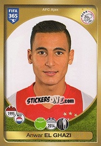 Figurina Anwar El Ghazi - FIFA 365: 2016-2017. East Europe - Panini