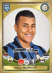 Figurina Jeison Murillo - FIFA 365: 2016-2017. East Europe - Panini