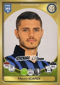 Sticker Mauro Icardi - FIFA 365: 2016-2017. East Europe n. 202 - Panini