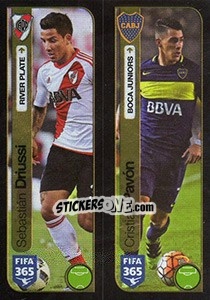 Sticker Sebastián Driussi (River Plate) / Cristian Pavon (Boca Juniors)