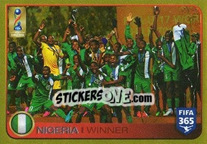 Cromo Nigeria (Winner) - FIFA 365: 2016-2017. East Europe - Panini