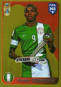 Sticker Victor Osimhen (Nigeria) - FIFA 365: 2016-2017. East Europe n. 214 - Panini