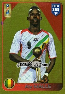 Sticker Aly Malle (Mali) - FIFA 365: 2016-2017. East Europe - Panini
