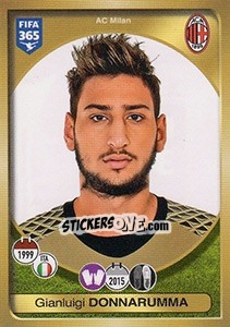 Sticker Gianluigi Donnarumma - FIFA 365: 2016-2017. East Europe n. 216 - Panini