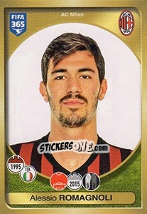 Sticker Alessio Romagnoli - FIFA 365: 2016-2017. East Europe n. 217 - Panini
