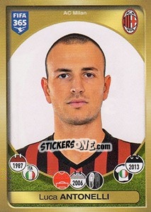 Figurina Luca Antonelli - FIFA 365: 2016-2017. East Europe - Panini