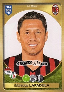 Sticker Gianluca Lapadula - FIFA 365: 2016-2017. East Europe - Panini