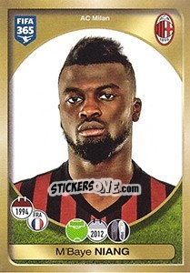 Sticker M'Baye Niang - FIFA 365: 2016-2017. East Europe n. 228 - Panini