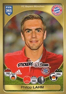 Sticker Philipp Lahm - FIFA 365: 2016-2017. East Europe n. 231 - Panini