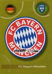 Sticker FC Bayern München logo - FIFA 365: 2016-2017. East Europe n. 235 - Panini