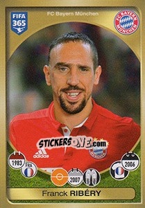 Sticker Franck Ribéry - FIFA 365: 2016-2017. East Europe - Panini