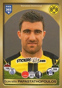 Sticker Sokratis Papastathopoulos - FIFA 365: 2016-2017. East Europe - Panini