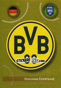 Sticker Borussia Dortmund logo - FIFA 365: 2016-2017. East Europe - Panini