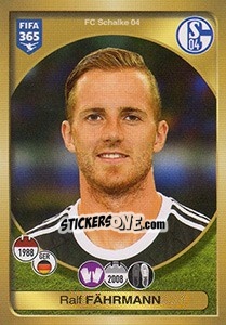 Sticker Ralf Fährmann - FIFA 365: 2016-2017. East Europe n. 258 - Panini