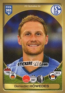 Sticker Benedikt Höwedes - FIFA 365: 2016-2017. East Europe n. 259 - Panini