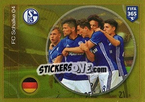 Sticker FC Schalke 04 team - FIFA 365: 2016-2017. East Europe n. 262 - Panini