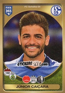 Sticker Júnior Caiçara - FIFA 365: 2016-2017. East Europe - Panini