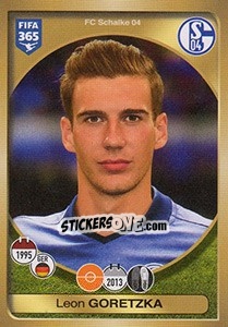 Sticker Leon Goretzka - FIFA 365: 2016-2017. East Europe n. 266 - Panini
