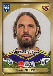 Sticker Marko Šuler - FIFA 365: 2016-2017. East Europe - Panini