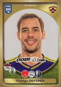 Sticker Rodrigo Defendi - FIFA 365: 2016-2017. East Europe - Panini