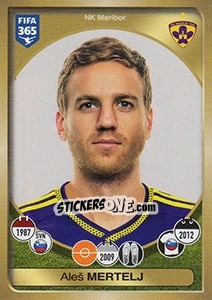 Sticker Aleš Mertelj - FIFA 365: 2016-2017. East Europe - Panini