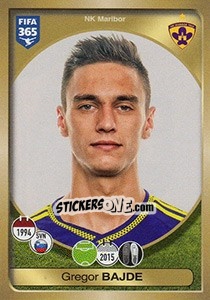 Sticker Gregor Bajde - FIFA 365: 2016-2017. East Europe - Panini