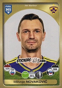 Figurina Milivoje Novakovic - FIFA 365: 2016-2017. East Europe - Panini