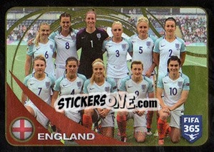 Sticker England - FIFA 365: 2016-2017. East Europe - Panini