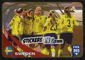 Sticker Sweden - FIFA 365: 2016-2017. East Europe n. 291 - Panini