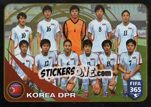 Sticker Korea DPR - FIFA 365: 2016-2017. East Europe n. 294 - Panini