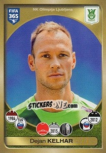 Sticker Dejan Kelhar - FIFA 365: 2016-2017. East Europe - Panini