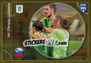 Sticker NK Olimpija Ljubljana team - FIFA 365: 2016-2017. East Europe - Panini