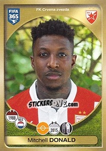 Sticker Mitchell Donald - FIFA 365: 2016-2017. East Europe - Panini