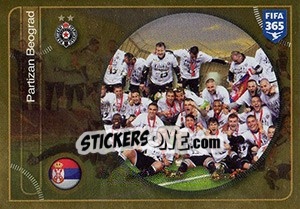 Sticker FK Partizan Belgrad team - FIFA 365: 2016-2017. East Europe - Panini
