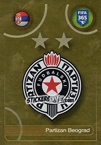Sticker FK Partizan Belgrad logo - FIFA 365: 2016-2017. East Europe n. 329 - Panini