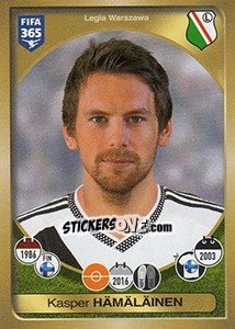 Figurina Kasper Hämäläinen - FIFA 365: 2016-2017. East Europe - Panini