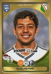 Sticker Guilherme - FIFA 365: 2016-2017. East Europe - Panini