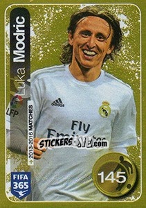 Sticker Luka Modric (Real Madrid Cf) - FIFA 365: 2016-2017. East Europe n. 366 - Panini