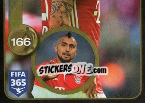 Sticker Arturo Vidal (FC Bayern München) - FIFA 365: 2016-2017. East Europe n. 375 - Panini