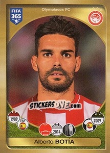 Sticker Alberto Botía - FIFA 365: 2016-2017. East Europe - Panini