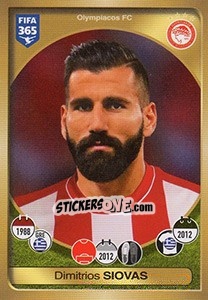 Figurina Dimitris Siovas - FIFA 365: 2016-2017. East Europe - Panini