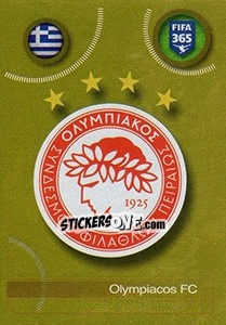 Cromo Olympiacos FC logo - FIFA 365: 2016-2017. East Europe - Panini