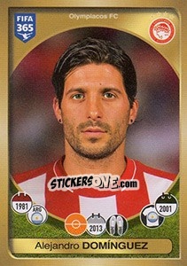 Cromo Alejandro Domínguez - FIFA 365: 2016-2017. East Europe - Panini