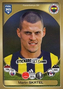 Cromo Martin Skrtel - FIFA 365: 2016-2017. East Europe - Panini